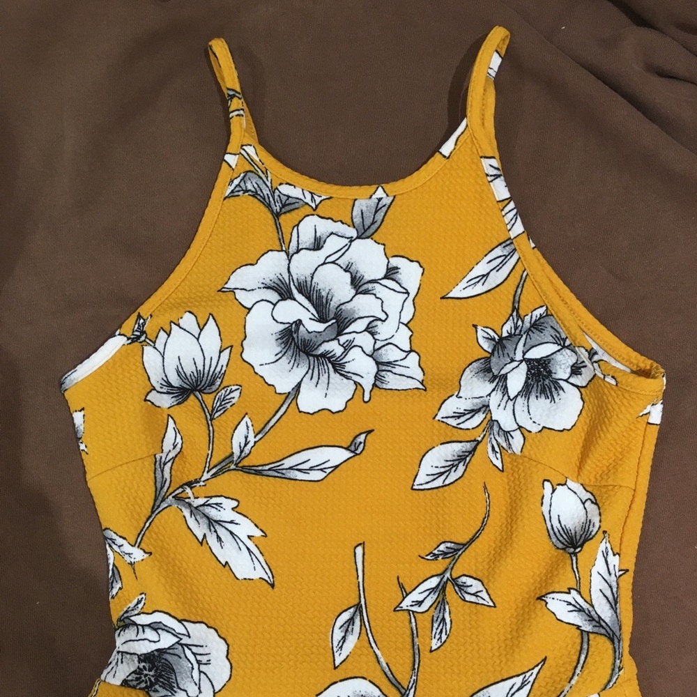 Yellow Flower Dress